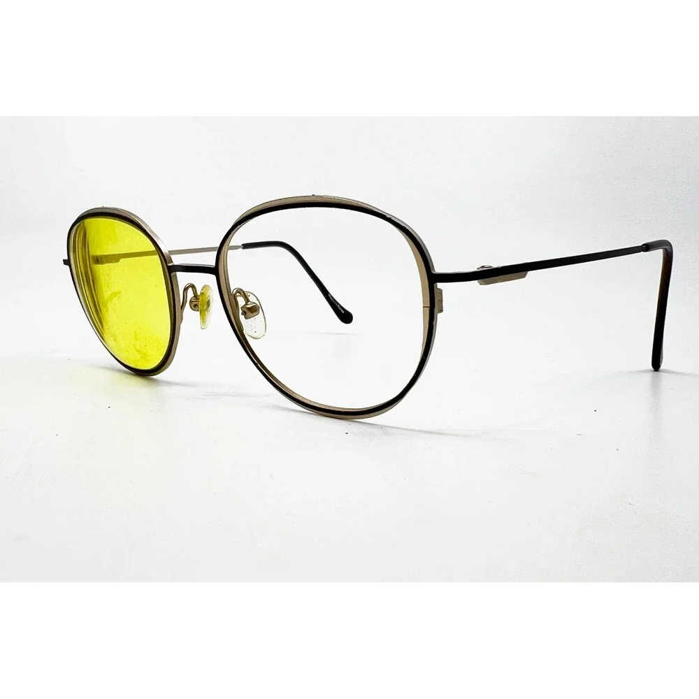 Cinzia Europa Eyeglass Frames Mens Bronze CIN-5129 C1 Oval Full Rim 49-20-138